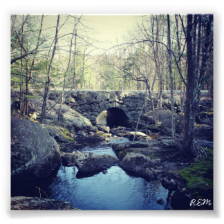 Stone Arch Bridge, Hillsboro New Hampshire Photo Print