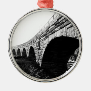 Stone Arch Bridge Metal Ornament