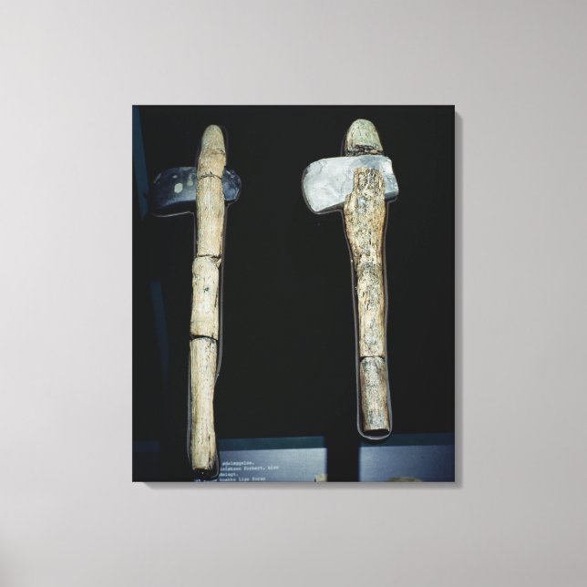 Stone Axes, prehistoric Canvas Print (Front)