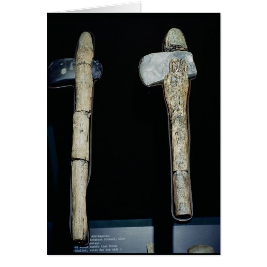 Stone Axes, prehistoric Cards (Front)