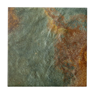 Stone Background - Slate Rock Customized Template Tile