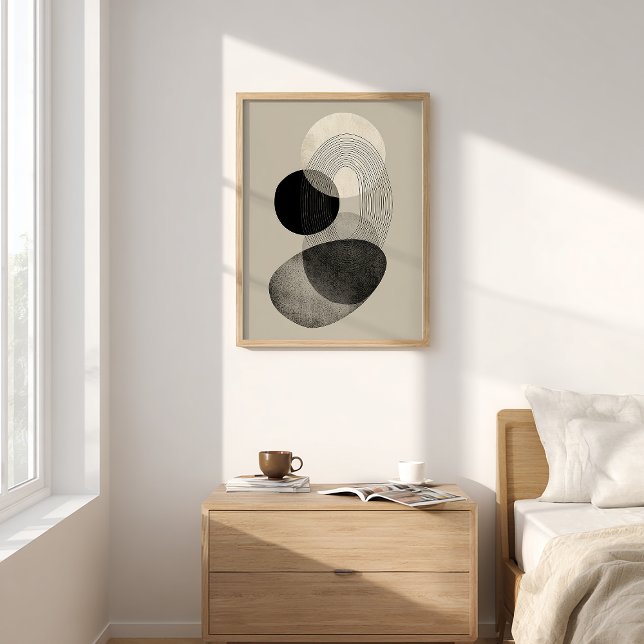 Stone Balance Modern Japandi Abstract Wall Art (Creator Uploaded)