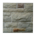 [ Thumbnail: Stone Block Wall Ceramic Tile ]