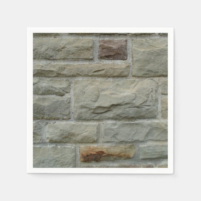 Stone Block Wall Napkins (Front)