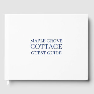 Stone Blue Guest Review Vacation Rental Design Book