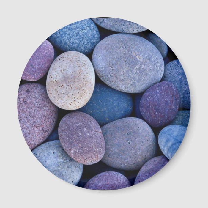 Stone blue rocks magnets