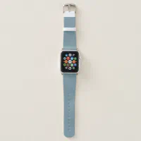 Stone Blue Solid Color Apple Watch Band Zazzle