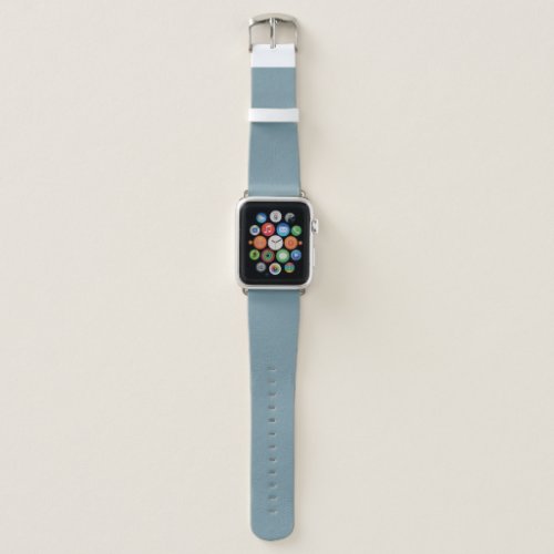 Stone Blue Solid Color Apple Watch Band