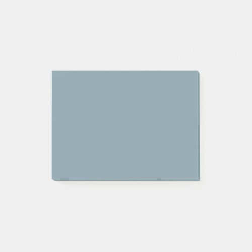 Stone Blue Solid Color Post_it Notes