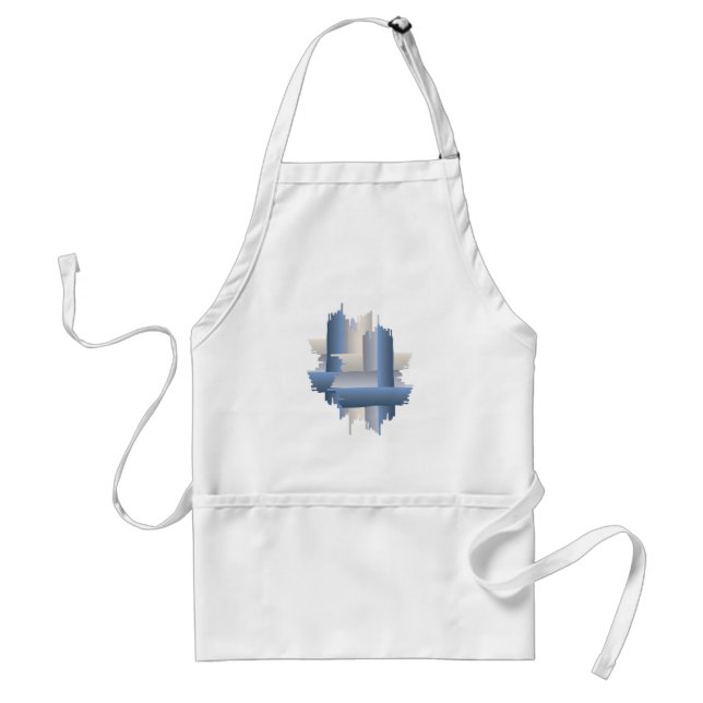 stone brick city adult apron (Front)