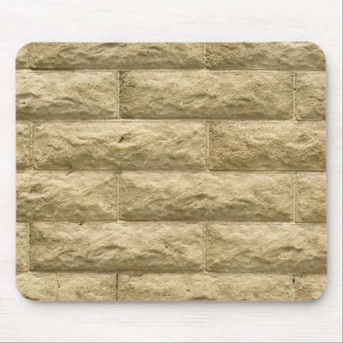 stone brick wall mouse pad
