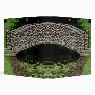 Stone Bridge Lilypads Nature 3 Ring Binder