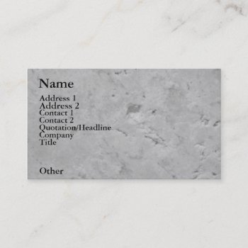 Stone Business Card by Bro_Jones at Zazzle