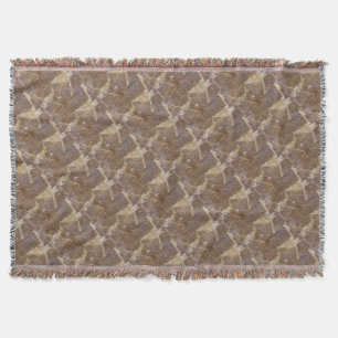 stone calligraphy throw blanket