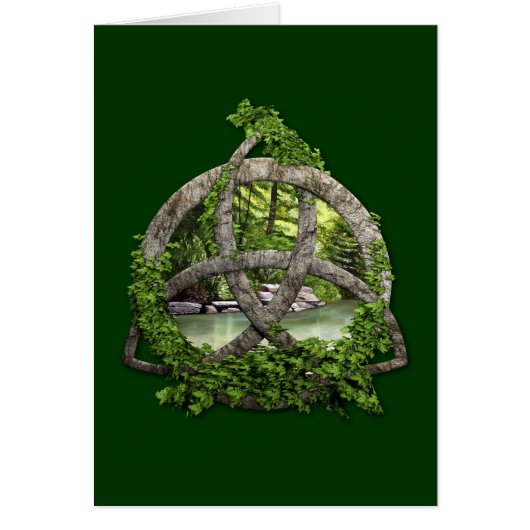 Stone Celtic Trinity Knot Cards (Front)