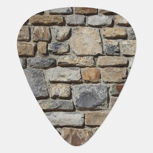 Stone Cement Wall Pattern Guitar Pick