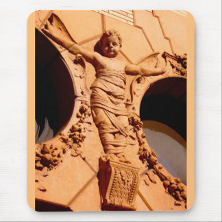 Stone Citizens granite baby in swaddling clothes Mouse Pad