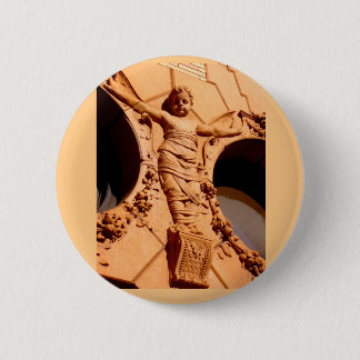 Stone Citizens - granite baby in swaddling clothes Pinback Button