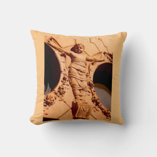 Stone Citizens - granite baby in swaddling clothes Throw Pillow