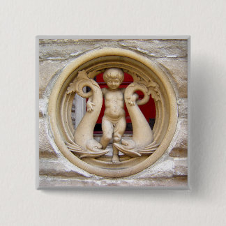 Stone Citizens granite putto and dolphins Button