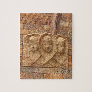 Stone Citizens three granite infants Jigsaw Puzzle