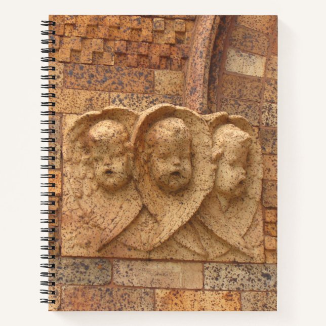 Stone Citizens three granite infants Notebook (Front)