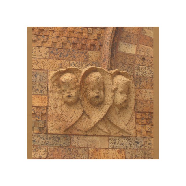 Stone Citizens three granite infants Wood Wall Art (Front)