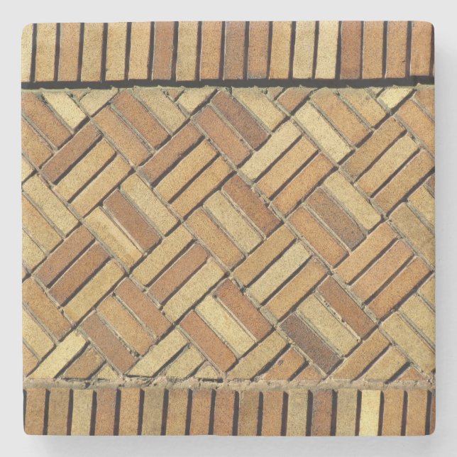 Stone Coaster - Brick Pattern (Front)