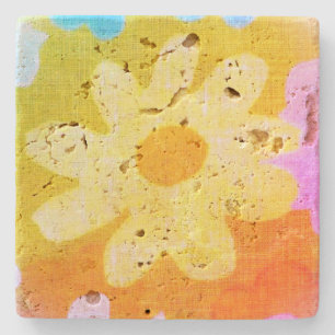 Stone Coaster flower style design