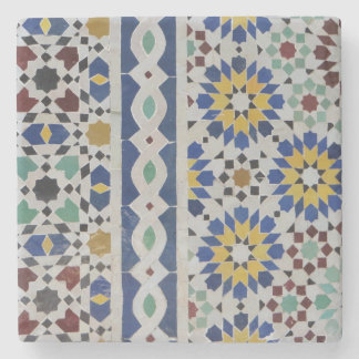 Stone Coaster - photo Moroccan mosaic tile 2