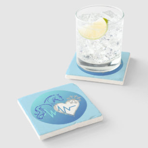 Stone Coaster - Winter Logo