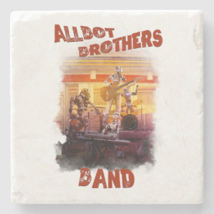 Stone coaster with Allbot Brothers Band from BSR