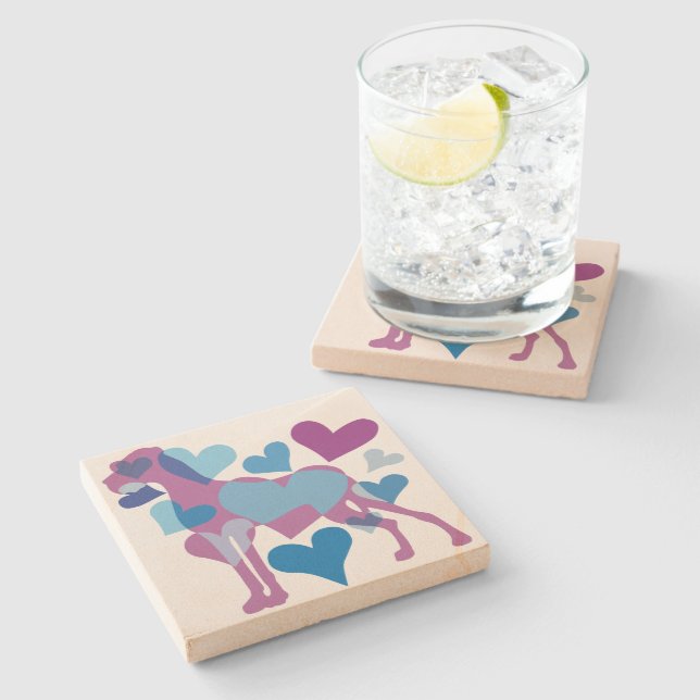 Stone Coaster with square images (Side)