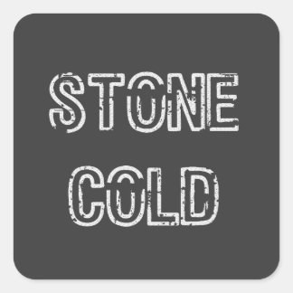 Stone Cold T-Shirt Square Sticker