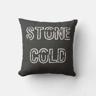 Stone Cold T-Shirt Throw Pillow