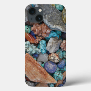 Stone Colorful rock natural texture gray brown iPhone 13 Case