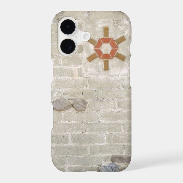 Stone & Concrete Wall iPhone Case (Back)