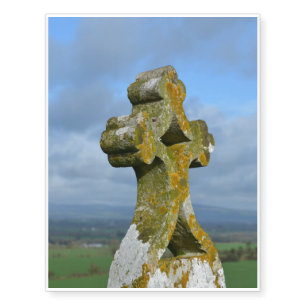 Stone Cross Temporary Tattoos
