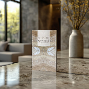 Stone Fabrication Works Luxurious Business Card