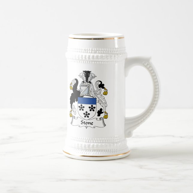 Stone Family Crest Beer Stein (Right)
