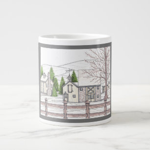 Stone Farm Jumbo Mug with Gray