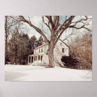 Stone Farmhouse Print