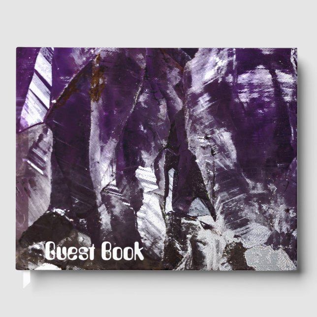 Stone Foil Guest Book (Front)