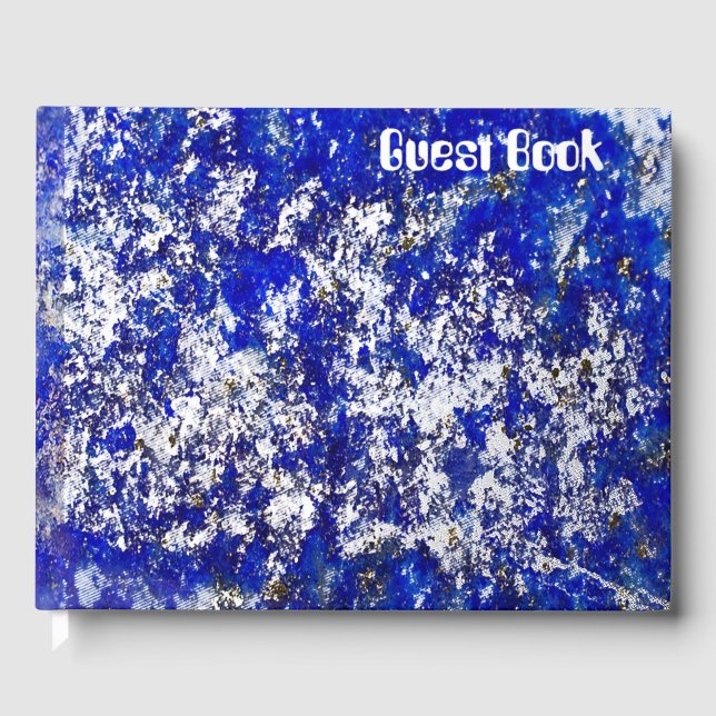Stone Foil Guest Book (Front)