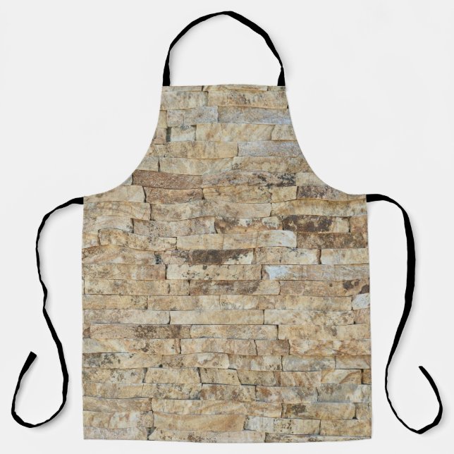 Stone geometric pattern apron (Front)