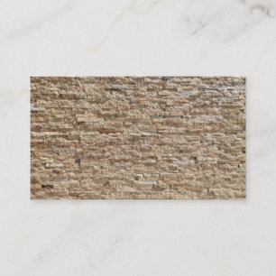 Stone geometric pattern business card