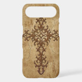 Stone Gothic Cross Case-Mate iPhone Case (Back)