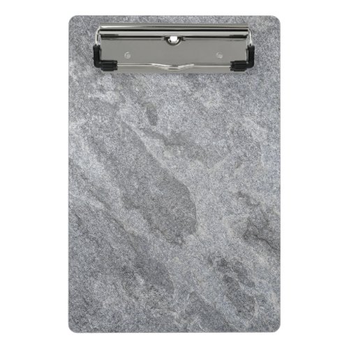 Stone granite structure grey stoneware mini clipboard