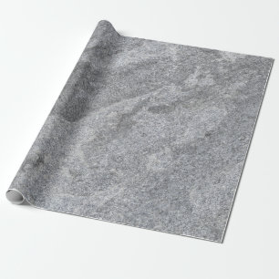 Stone granite structure grey stoneware wrapping paper