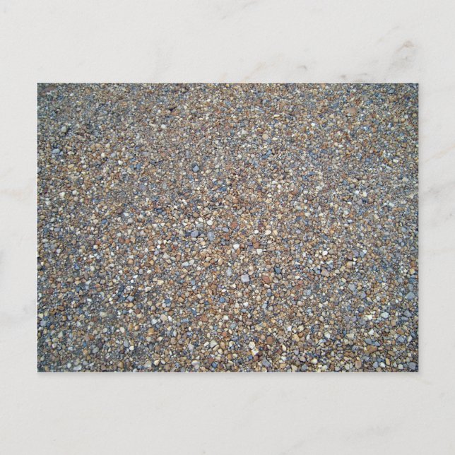 Stone Gravel Texture Postcard (Front)